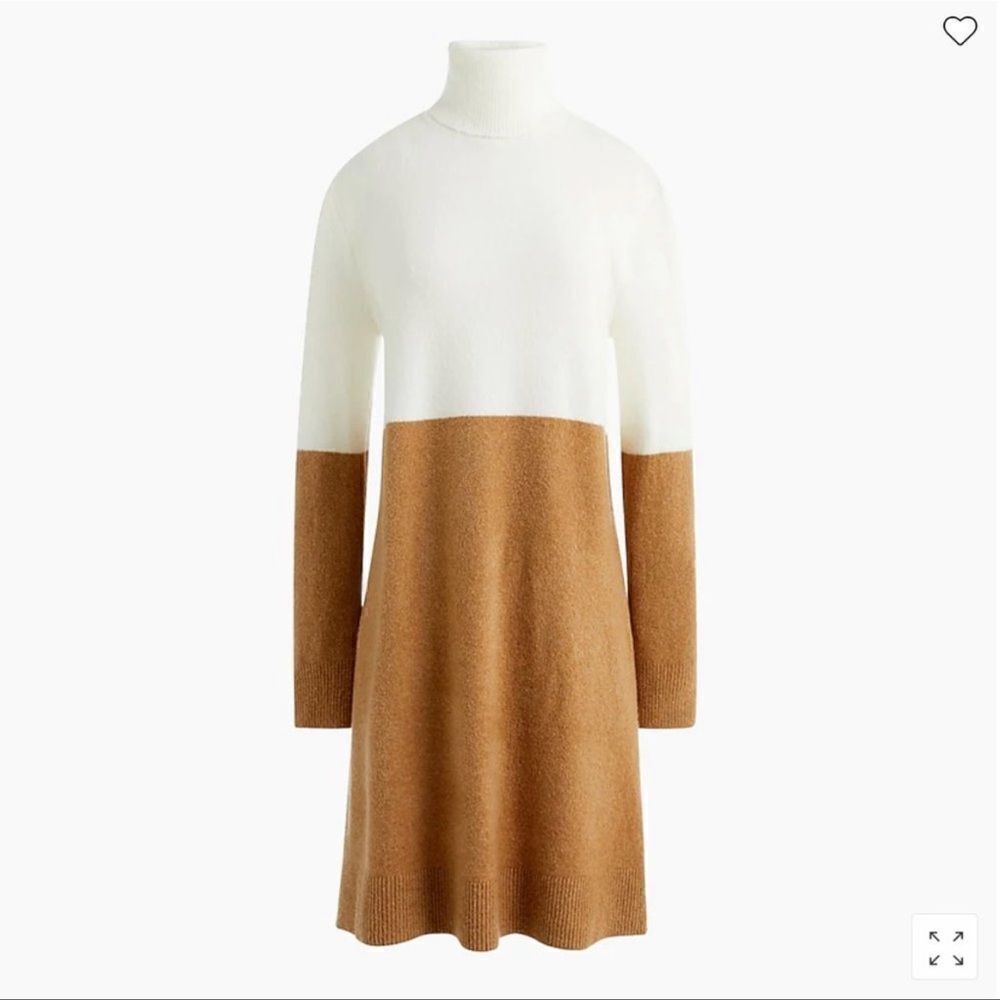 J. Crew | Factory Colorblock Wool Blend Sweater Dress | XXS
